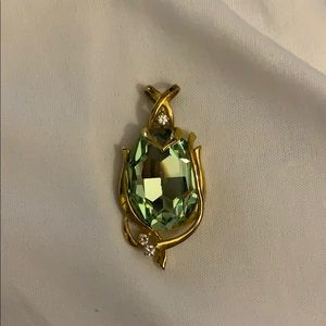 Emerald Necklace Charm